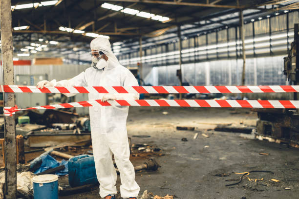 Professional Infectious Disease Decontamination technician working in Needville, TX